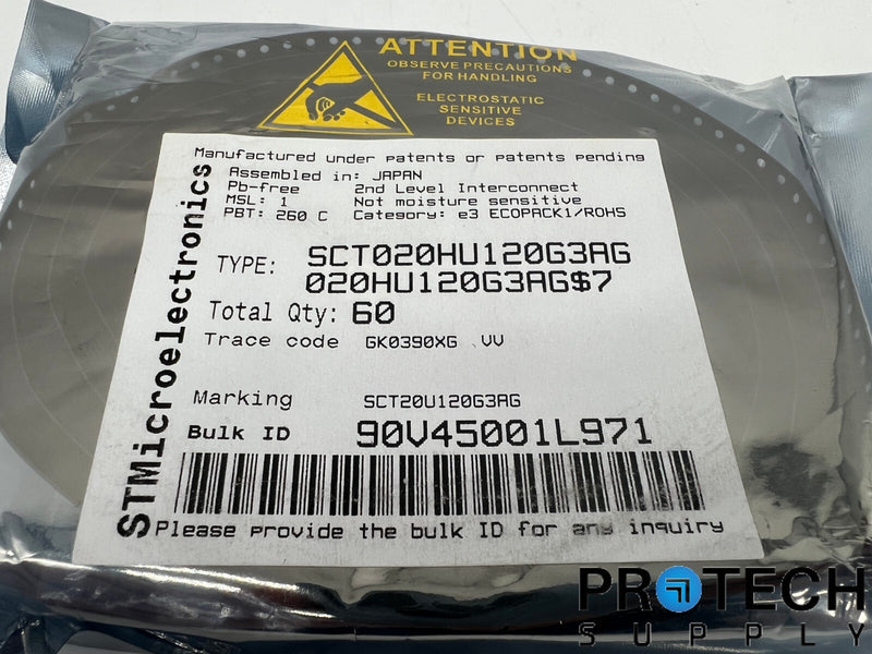 Load image into Gallery viewer, 60/Pk STMicroelectronics Silicon Carbide SCT20U120G3AG NEW with WARRANTY