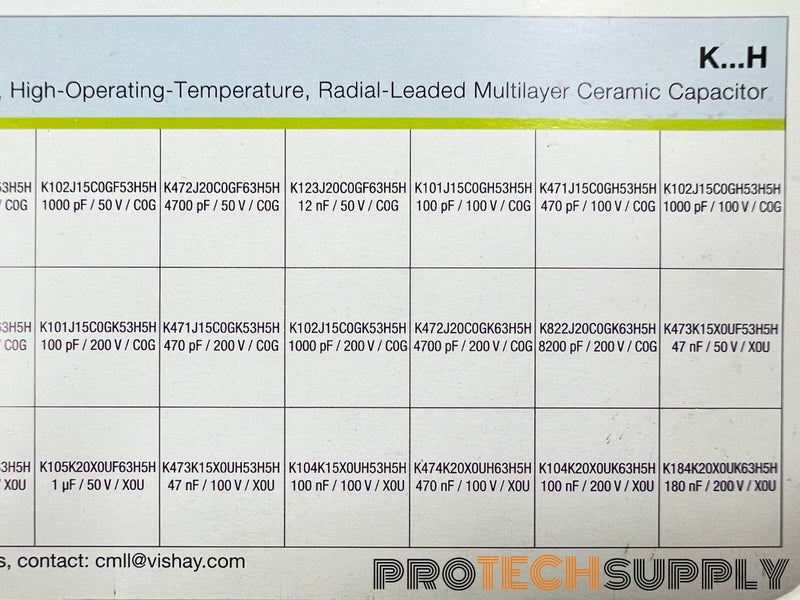 Load image into Gallery viewer, Vishay HOTC-KIT-KH Engineering Sample Capacitor Kit with WARRANTY