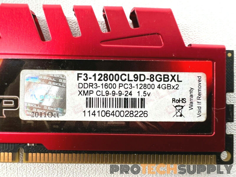 Load image into Gallery viewer, G.Skill Ripjaws F3-12800CL9D-8GBXL Ram 4Gb DDR3-1600 with WARRANTY