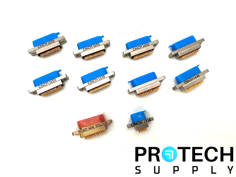 Load image into Gallery viewer, Lot of ITT Cannon Connector 1645 / 1714 / MOM-25PSA with WARRANTY
