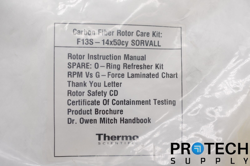 Load image into Gallery viewer, Thermo Scientific F12S-6x500 LEX Carbon Fiber Rotor Care Kit NEW with WARRANTY