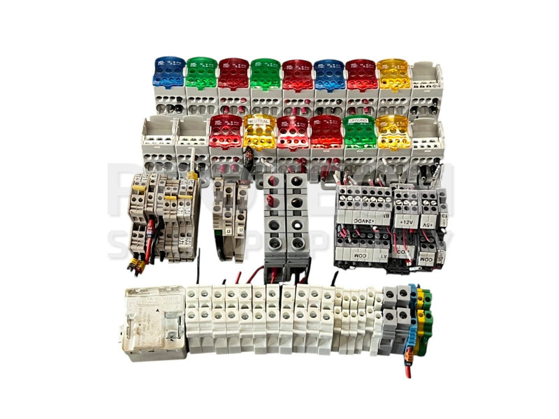 Load image into Gallery viewer, Lot of Misc Wago / Weidmuller / MK Electric / Elmex Terminal Block