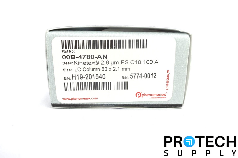 Load image into Gallery viewer, Phenomenex Kinetex 00B-4780-AN 2.6 µm PS C18 LC Column 50x2.1mm NEW