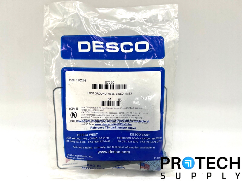 Load image into Gallery viewer, Desco Foot Ground Heel Strap 07590 NEW