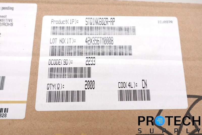 Load image into Gallery viewer, (Approx. 2000) STMicroelectronics STQ1NK60ZR-AP N-Channel 600 V Power MOSFET