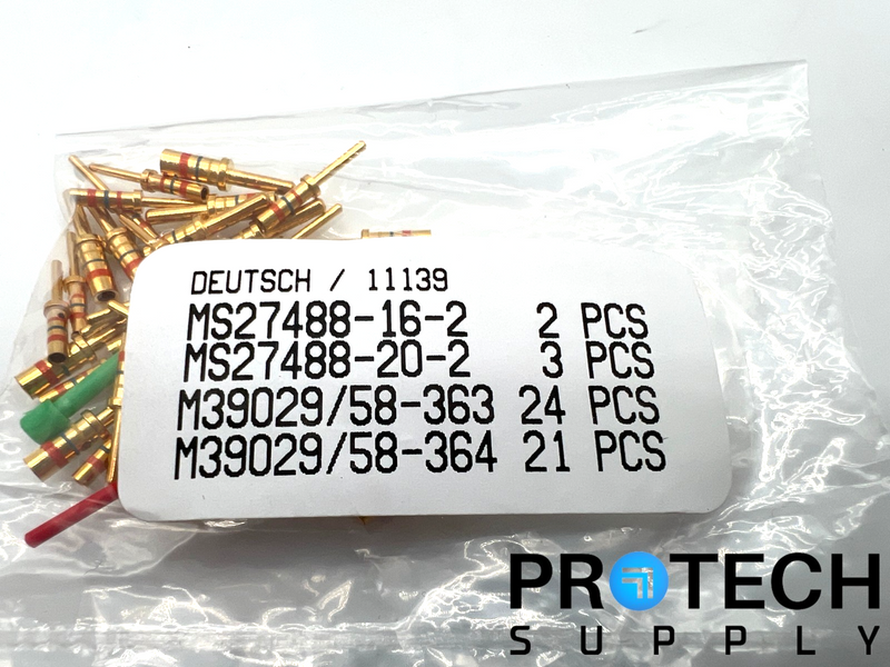 Load image into Gallery viewer, Lot of Amphenol JD38999/24WJ43PN Connectors / Sealings / Crimps with WARRANTY
