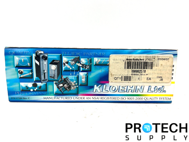 Load image into Gallery viewer, Waters Syringe 100ul HP 700002570 with WARRANTY