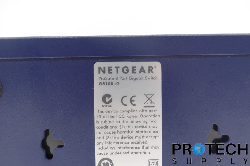 Load image into Gallery viewer, Netgear GS108 v3 ProSafe 8-Port Gigabit Ethernet Switch with WARRANTY