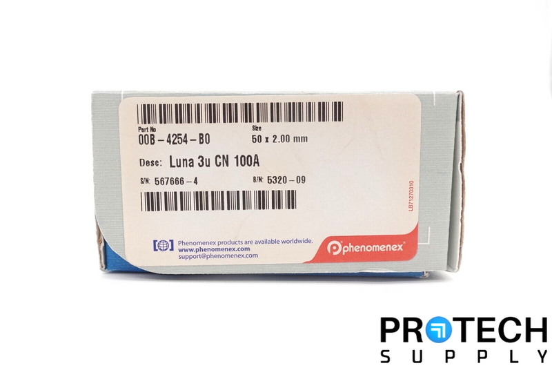 Load image into Gallery viewer, Phenomenex 00B-4254-B0 Luna 3 µm CN 100Å 50 x 2mm 3µm LC Column NEW w/ WARRANTY