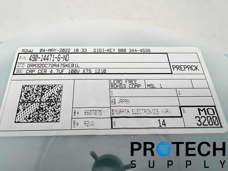 Load image into Gallery viewer, 14/Pk Murata Electronics GRM32DC72A475KE01L Ceramic Capacitor NEW w/ WARRANTY