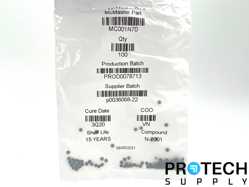 Load image into Gallery viewer, 100/Pk McMaster MC001N70 O-Rings NEW