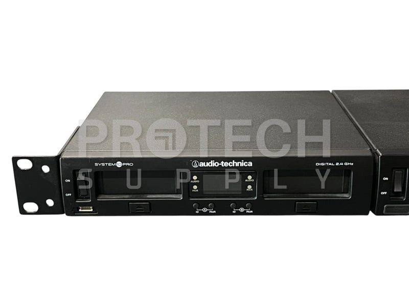 Load image into Gallery viewer, (Lot of 2) Audio-Technica ATW-RC13 Rack Mount Chassis System 10 PRO w/ WARRANTY