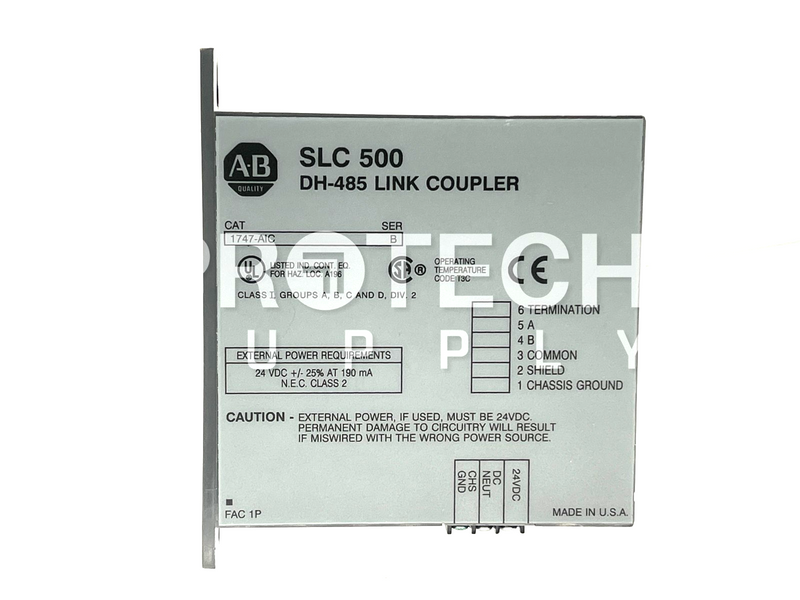Load image into Gallery viewer, Allen-Bradley 1747-AIC SLC 500 DH-485 Link Coupler with WARRANTY