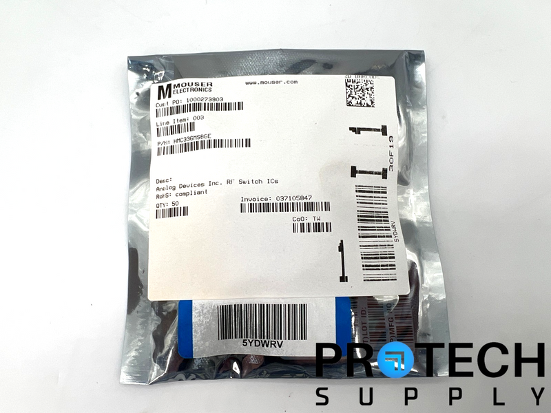 Load image into Gallery viewer, (100/Pk) Analog Devices HMC336MS8GE 8-Pin RF Switch 50Ohm SEALED with WARRANTY