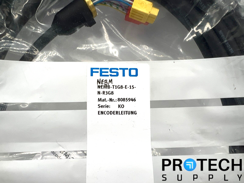 Load image into Gallery viewer, FESTO NEBM-T1G8-E-15-N-R3G8 Encoder Cable NEW with WARRANTY