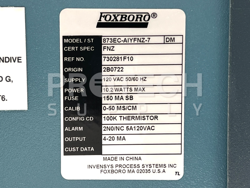 Load image into Gallery viewer, Foxboro 873EC-AIYFNZ-7 Electrochemical Analyzer NEW with WARRANTY