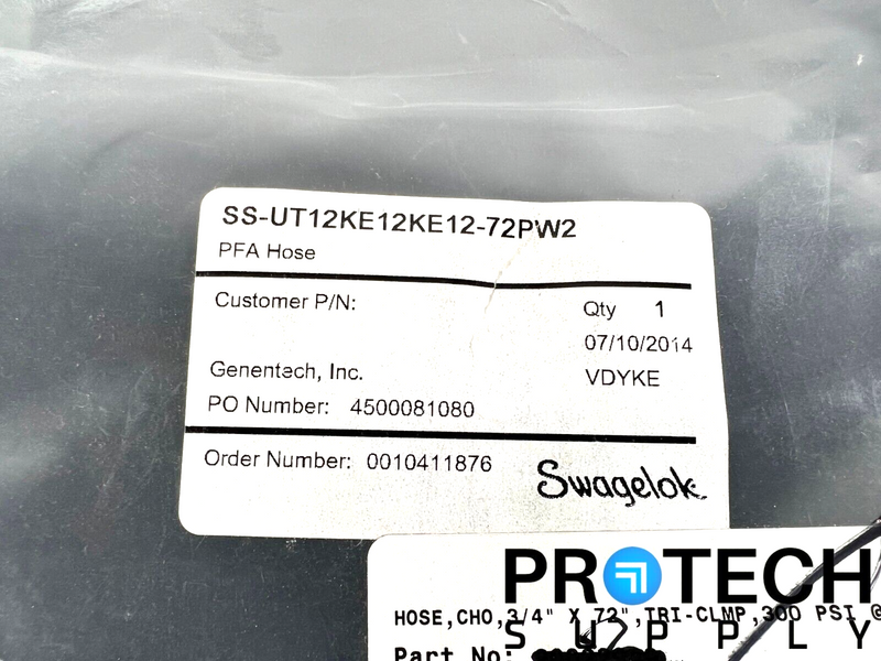 Load image into Gallery viewer, Swagelok SS-UT12KE12KE12-72PW2 U-Series PFA Hose NEW