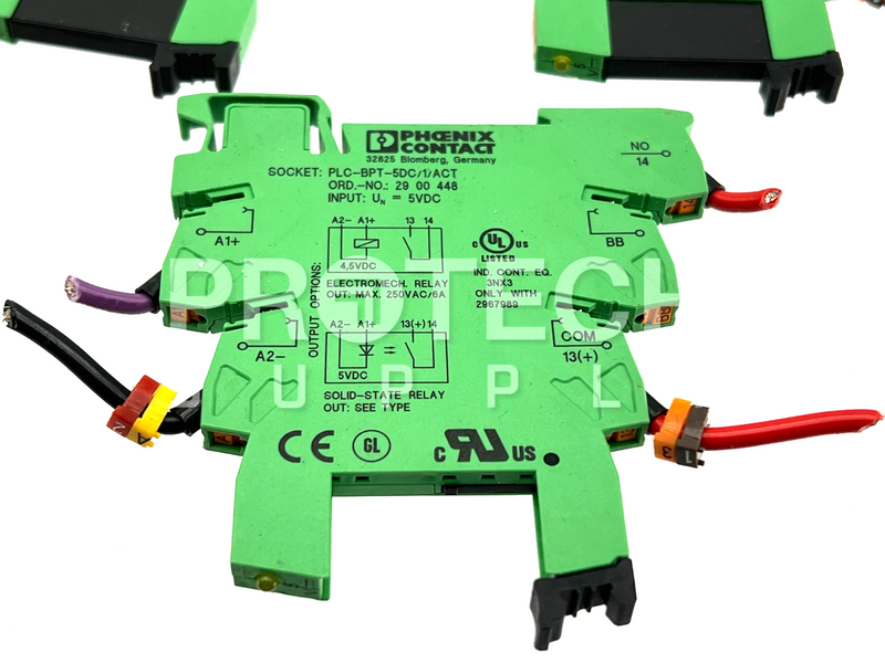 Load image into Gallery viewer, (Lot of 15) Phoenix Contact PLC-BPT-5DC/1/ACT Relay Socket Base with WARRANTY
