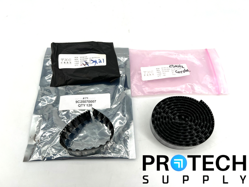 Load image into Gallery viewer, (120/Pk) TXC 9C25070007 Crystal 25MHz 16pF 30Ohms NEW with WARRANTY