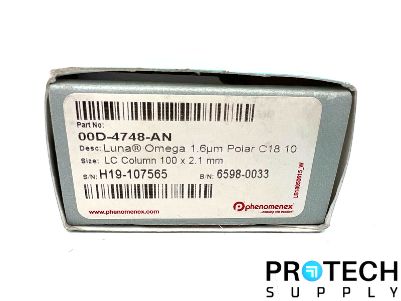 Load image into Gallery viewer, Phenomenex LC Column 1.6um Polar Omega C18 10 100 x 2.1mm with WARRANTY