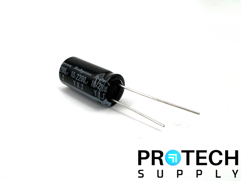 Load image into Gallery viewer, (Pack of 100) Rubycon 10YXJ2200M10X20 Aluminum Capacitors NEW with WARRANTY