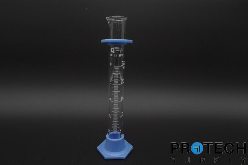 Load image into Gallery viewer, Glasscolabs TC 25 20°C 25ml Graduated Cylinder with WARRANTY