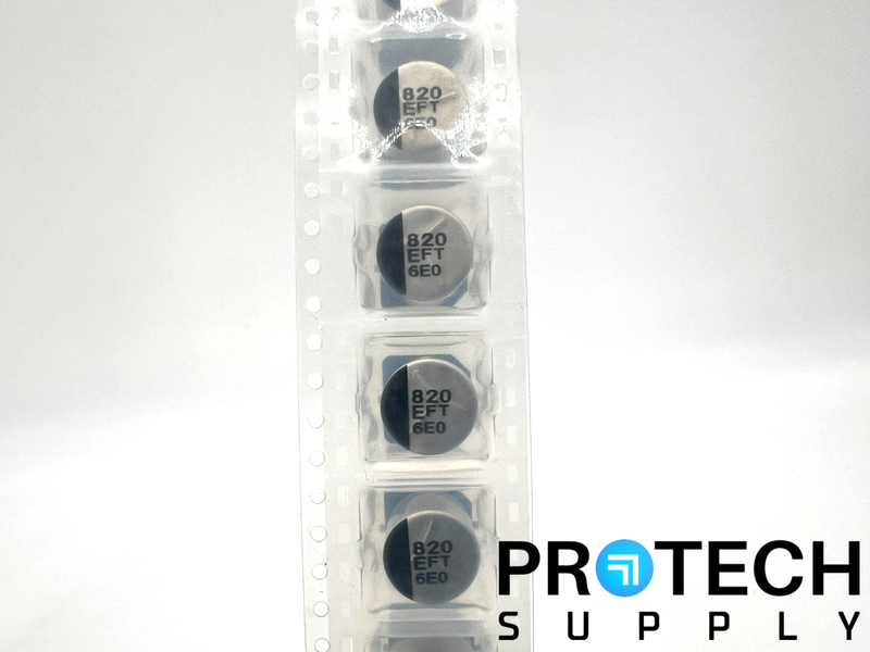 Load image into Gallery viewer, (9/Pk) Panasonic EEE-FT1E821GP Aluminum Electrolytic Capacitor with WARRANTY