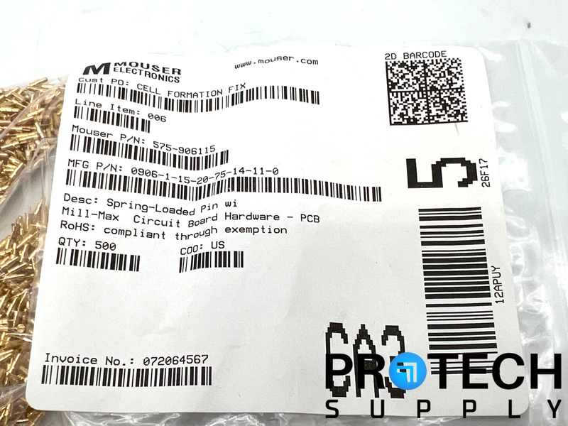 Load image into Gallery viewer, (500/Pk) Mill-Max 0906-1-15-20-75-14-11-0 Contact Spring with WARRANTY