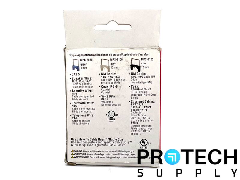 Load image into Gallery viewer, (175/Pk) Gardner Bender MPS-2125 Insulated Staples