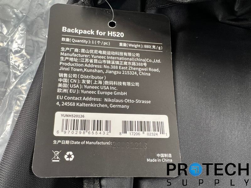 Load image into Gallery viewer, Yuneec Backpack for H520 Drone YUNH520126 NEW