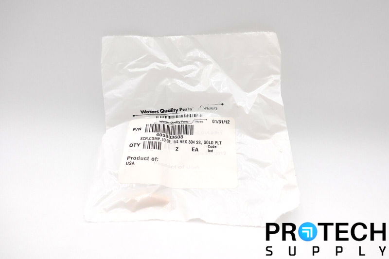 Load image into Gallery viewer, Waters 405003608 Gold Plated Compression Screws NEW with WARRANTY