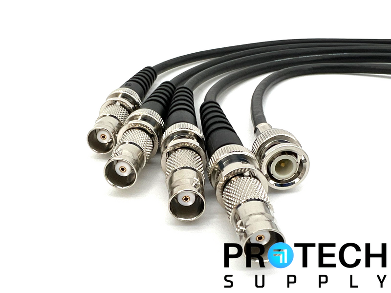 Load image into Gallery viewer, Lot of Misc Coaxial BNC Cable Connectors + Adapters with WARRANTY