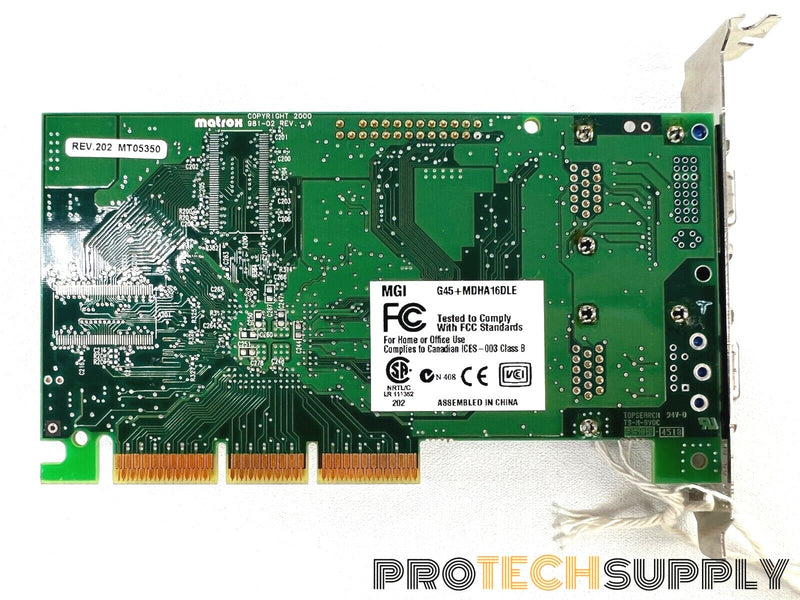 Load image into Gallery viewer, Matrox Millennium G450 16Mb Video Card GPU G45+MDHA16DLE with WARRANTY