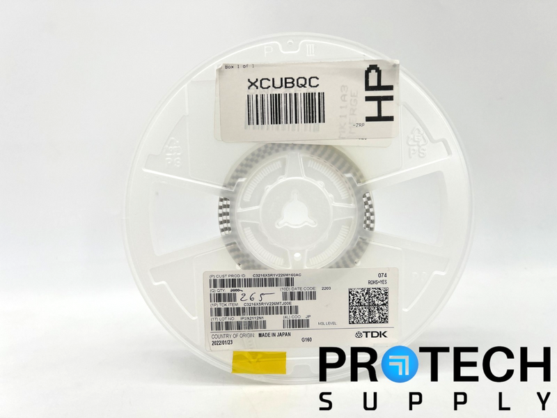 Load image into Gallery viewer, (265 Per Reel) TDK Corporation C3216X5R1V226M160AC Ceramic Capacitor w/ WARRANTY
