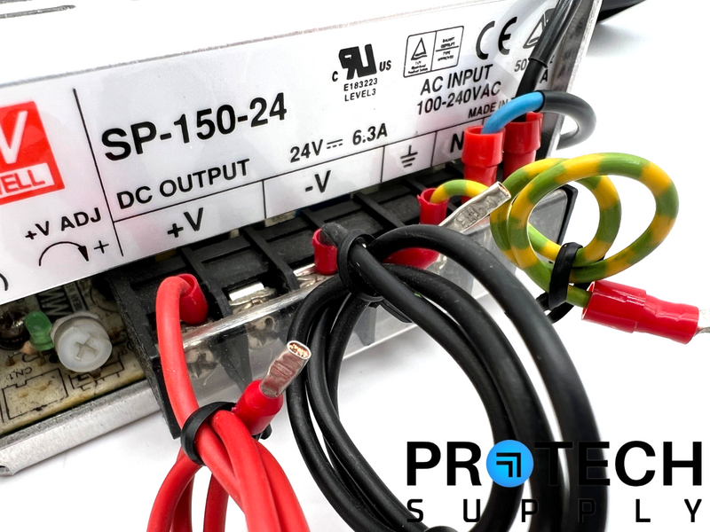 Load image into Gallery viewer, Mean Well SP-150-24 Power Supply 100-240VAC 50/60Hz with WARRANTY
