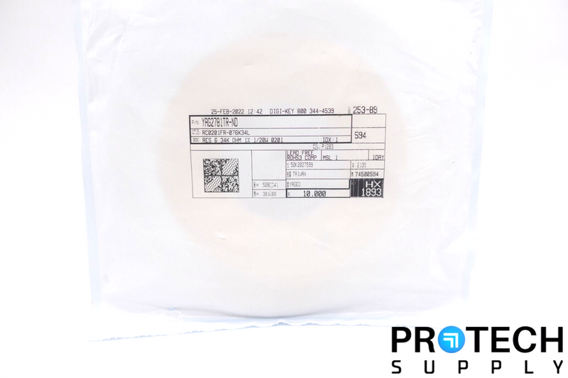 Load image into Gallery viewer, 10,000/Reel Yageo RC0201FR-076K34L Thick Film Resistor 6.34K Ohm NEW