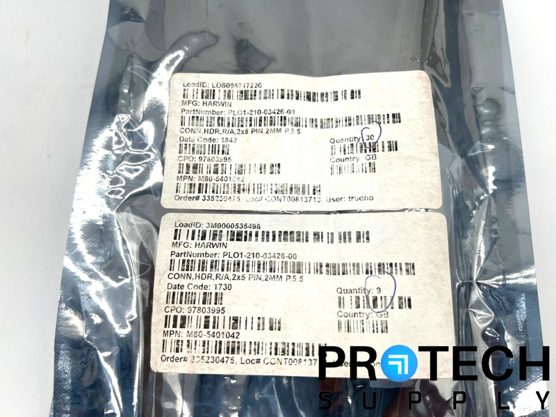 Load image into Gallery viewer, (39/Pk) Harwin M80-5401042 Connector Header + M80-2260000B Connector Bolt NEW