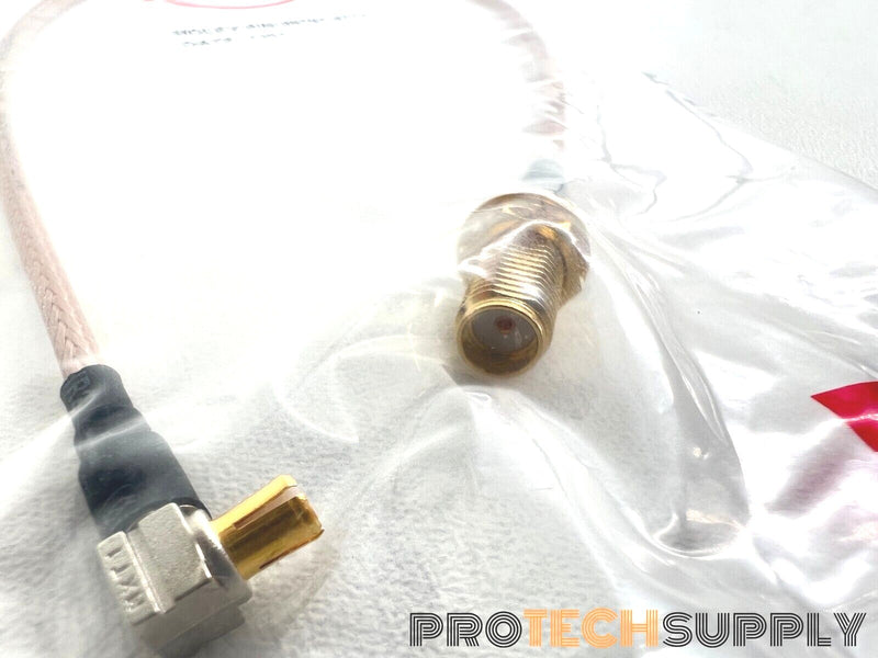 Load image into Gallery viewer, NEW 1Pc Molex 89761-6771 SMA Bulkhead to MCX Right-Angle 12" Cable w/ WARRANTY