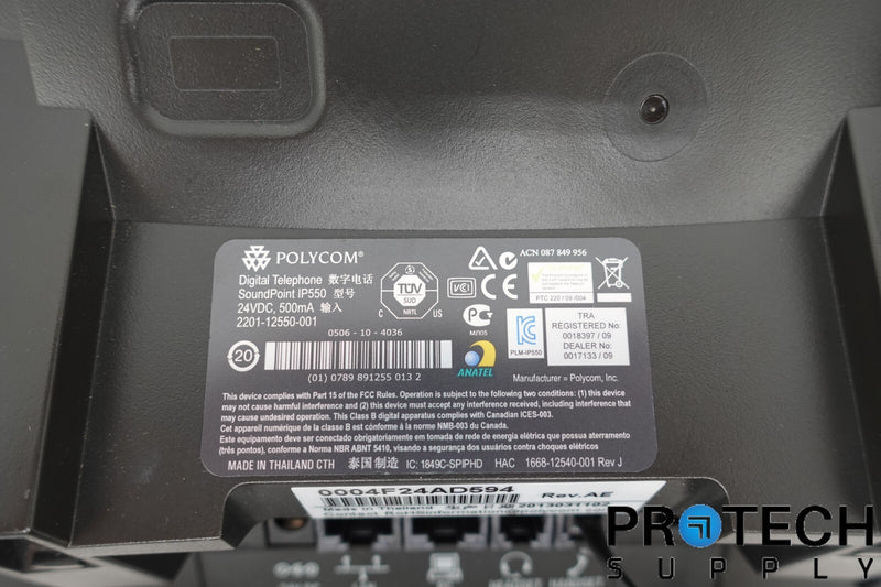 Load image into Gallery viewer, Polycom SoundPoint IP 550 Business Phone 2201-12550-01 with WARRANTY