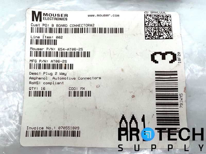 Load image into Gallery viewer, (14/Pk) Amphenol Sine AT06-2S Rectangular Connectors NEW with WARRANTY