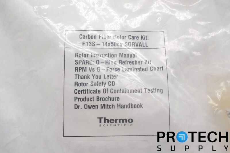Load image into Gallery viewer, Thermo Scientific F12S-6x500 LEX Carbon Fiber Rotor Care Kit NEW with WARRANTY
