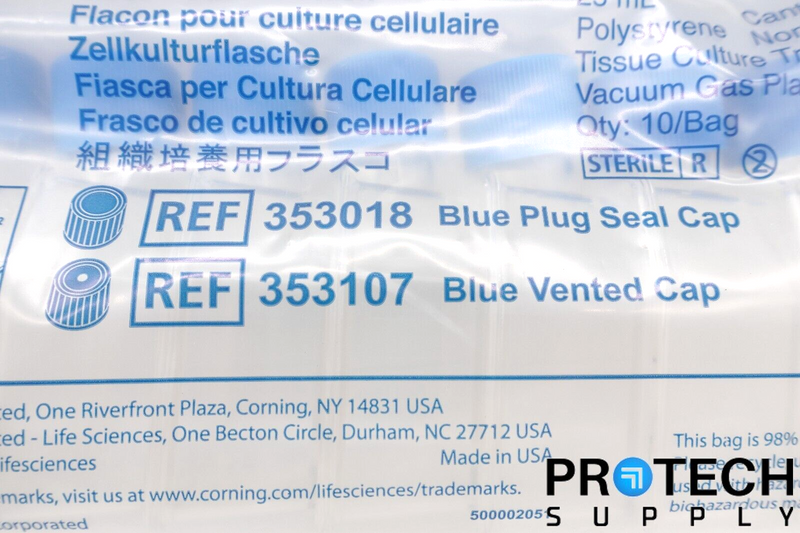 Load image into Gallery viewer, 10/Pk Falcon 353018 Blue Plug Seal Cap 25mL NEW with WARRANTY