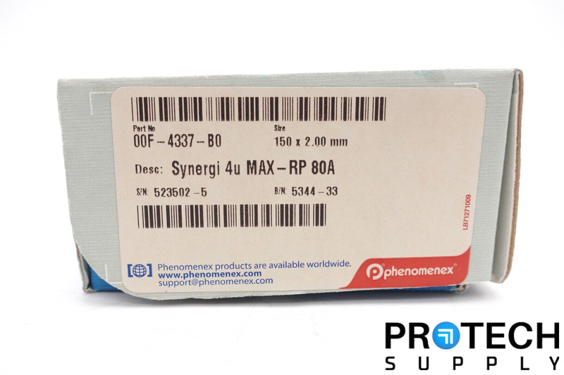 Load image into Gallery viewer, Phenomenex Synergi 4u MAX-RP 80A 00F-4337-B0 Column NEW with WARRANTY