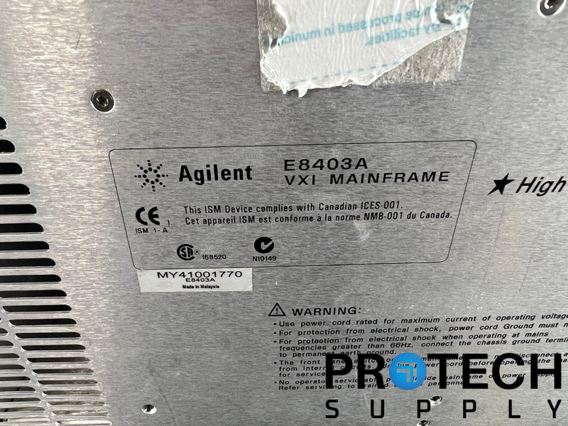 Load image into Gallery viewer, Agilent E8403A 13-Slot C-size VXI Mainframe + Power Cable with WARRANTY