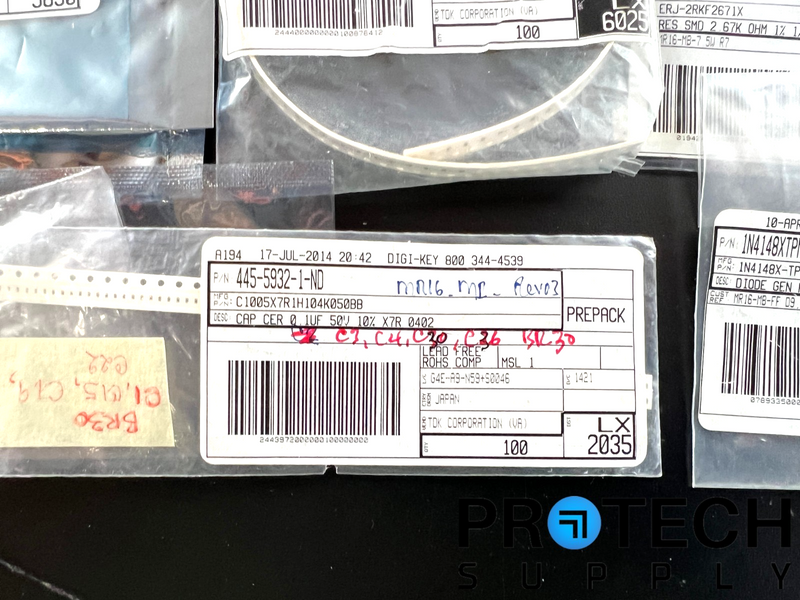 Load image into Gallery viewer, Lot of Misc Capacitors / Resistors / Transistors / Chokes / Diode / IC Drivers