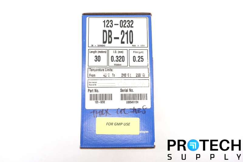 Load image into Gallery viewer, Agilent J&W GC Column 123-0232 DB-210 30m x 0.32 mm 0.25µm NEW with WARRANTY