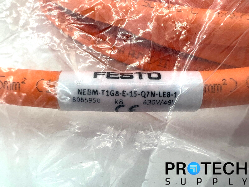 Load image into Gallery viewer, FESTO NEBM-T1G8-E-15-Q7N-LE8-1 Motor Cable NEW with WARRANTY