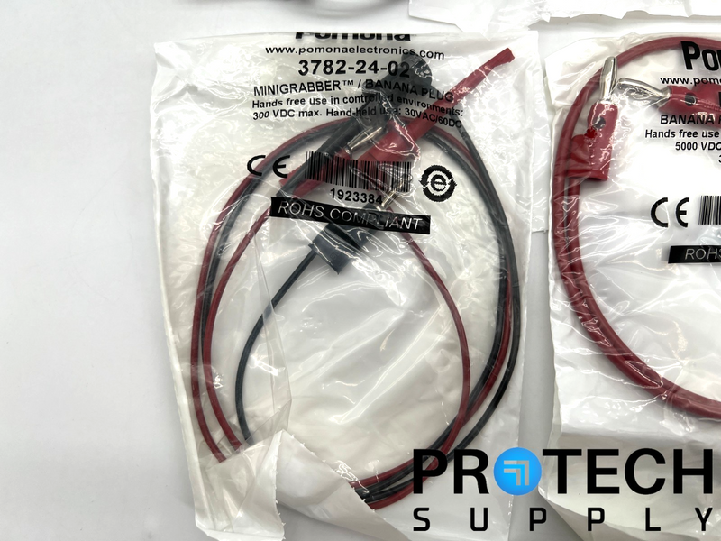 Load image into Gallery viewer, Lot of Pomona B-24-0 / B-24-2 / 3782-24-02 Minigraber Banana Plug with WARRANTY