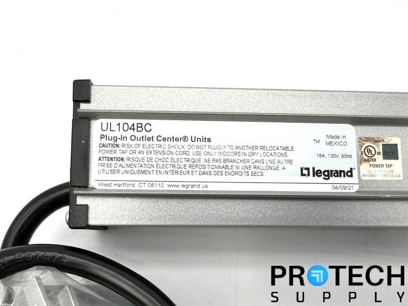 Load image into Gallery viewer, Wiremold UL104BC Plug-in Outlet Center Units NEW with WARRANTY