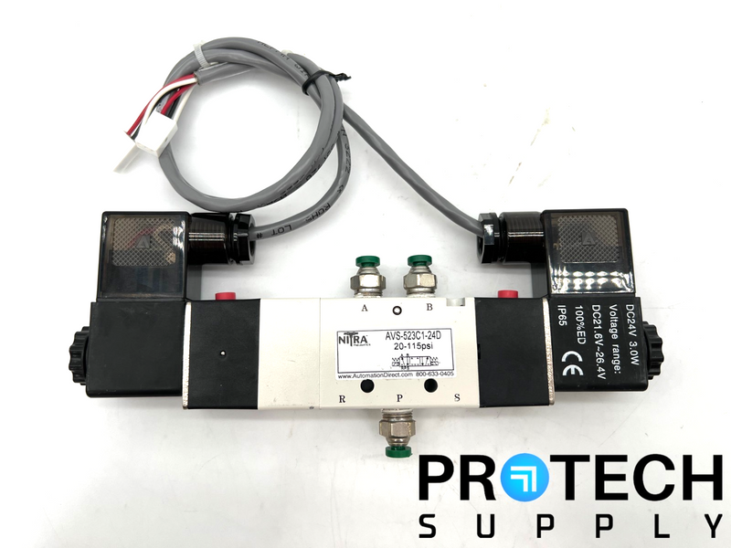 Load image into Gallery viewer, Nitra AVS-523C1-24D Air Solenoid Valve 20-115psi with WARRANTY
